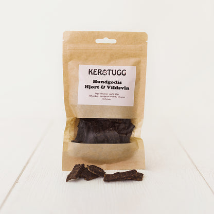 Kerotugg - Hondensnoepjes Hert & Wildzwijn 80g